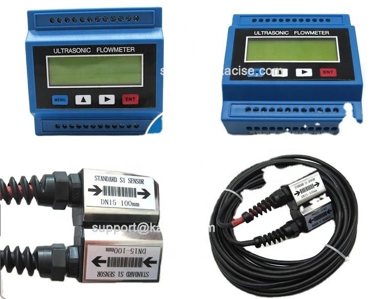Misuratore di portata digitale a ultrasuoni economico con precisione dell'1,0% per tubi DN15-DN6000mm e protezione IP68