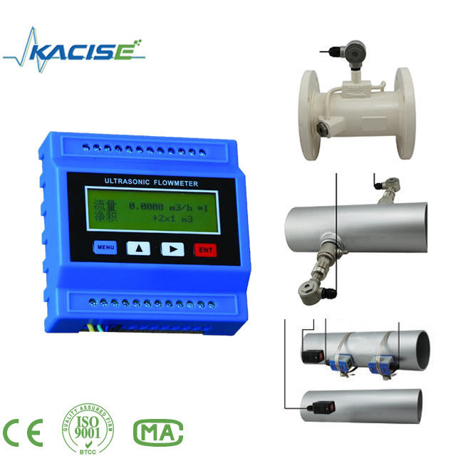 Modulo misuratore di portata ad ultrasuoni KUFM2000 a basso costo con RTU, precisione 1,0%, segnale di uscita 4~20 mA e protezione IP68