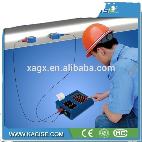 KUFP2000 misuratore di flusso ad ultrasuoni con precisione dell'1% Carta SD integrata e misurazione senza contatto