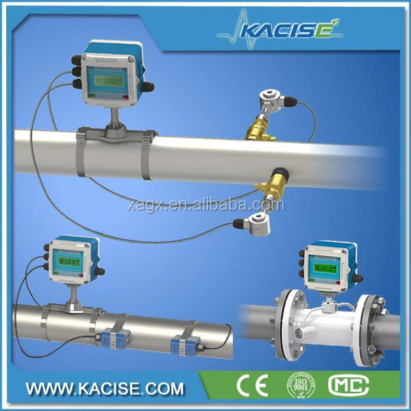 Tipo di montaggio fisso Pipe Ultrasuonometro di flusso di acqua KUFF2000 Serie Basso costo