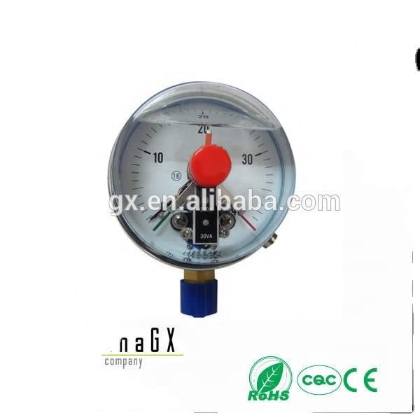 Misuratore di pressione idraulico da 40 mm a 150 mm per l'industria chimica resistente alla corrosione