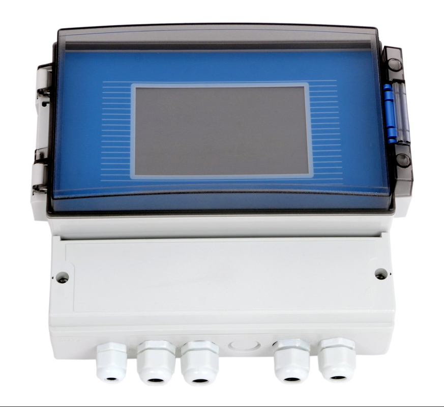 ABS Split Shell Ultrasonic Water Flow Meter per la profondità dell'acqua Range 0.02-10m POM Sensor Material