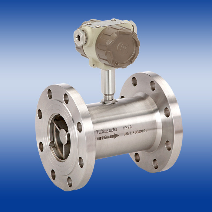 Indicatore del flusso della turbina Misuratore di flusso rotativo con alimentazione 220VAC/24VDC