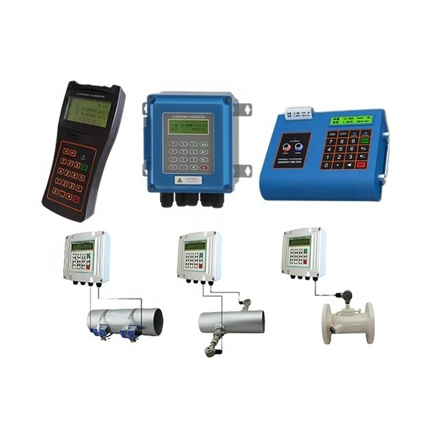 Rs232 Portable Ultrasonic Flow Meters Battery Power Supply, facile e veloce installazione.
