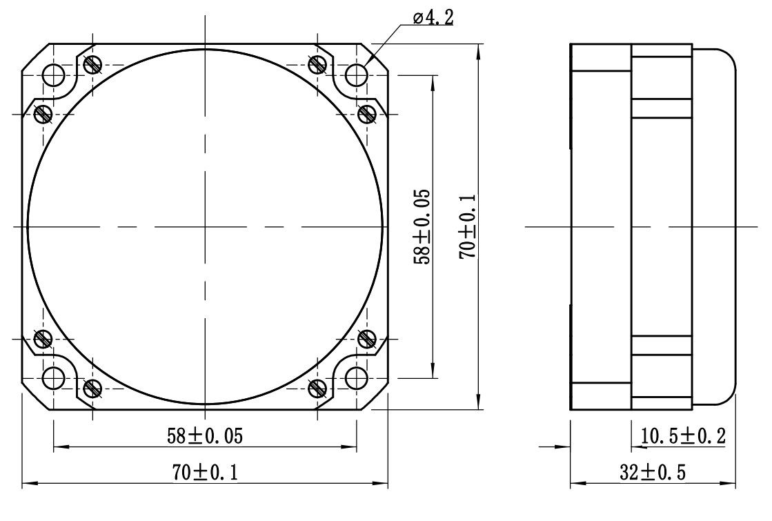 Giroscopio in fibra ottica con ±500°/s Intervallo dinamico ≤0,03° Ripetibilità del bias e ≤10ppm Non linearità del fattore di scala per il rilevamento della velocità angolare