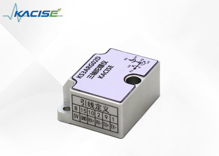 Sensore giroscopico MEMS DC5V di precisione con velocità di trasmissione 2000Hz 6.06g Resistenza alle vibrazioni e temperatura di conservazione -55~85°C