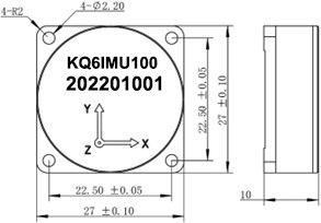 Sensore giroscopico RS422 Interfaccia MEMS con ampio intervallo di temperatura -40 ̊+65°C e accuratezza dei dati migliorata