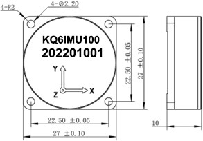 Velocità 460800bps RS422 sensore giroscopico per navigazione di precisione, Bias 0±0.02g