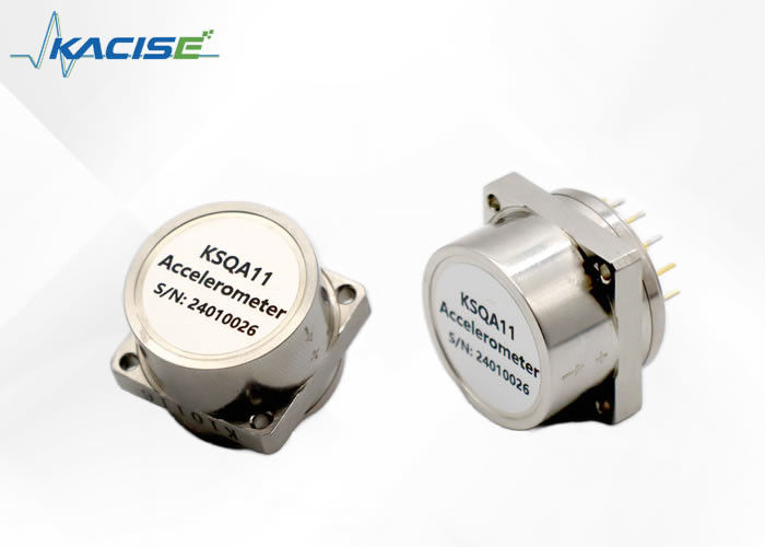 Sensore ad accelerometro flessibile a quarzo con sinusoide di picco di vibrazione da 25g@20Hz~2000Hz, alta precisione ≤40μg/g2 linearità e ampio intervallo di temperatura da -45°C a +100°C