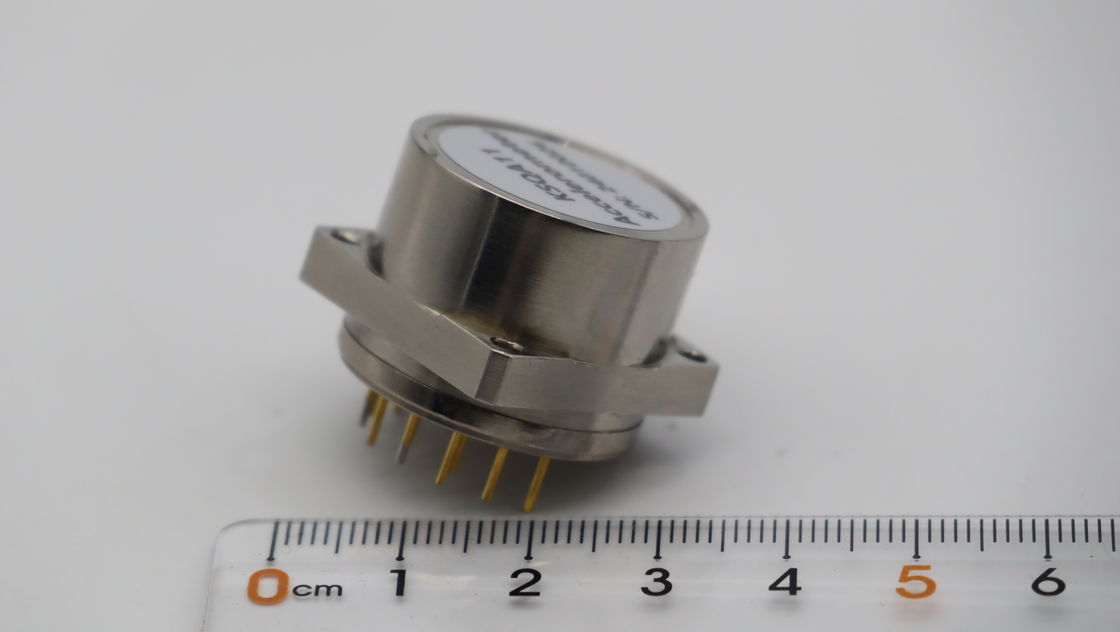 Sensore ad accelerometro flessibile a quarzo per il rilevamento di impatti con 500 g di resistenza agli urti, 1,0 ~ 1,6 mA/g di fattore di scala e ± 30 g di gamma di ingresso