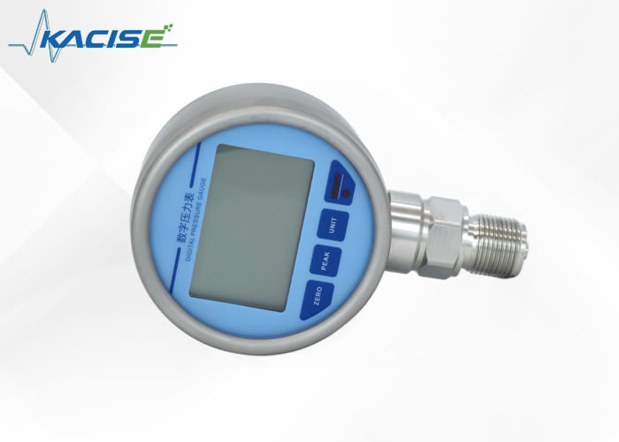 Acciaio inossidabile 304 manometro digitale di pressione dell'olio con anello di tenuta in fluoro gomma IP65 impermeabile