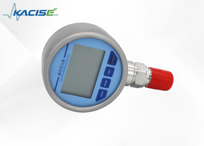 Pressometro digitale compatto con diaframma in acciaio inossidabile 316L, risoluzione di 4 1/2 bit e batteria AAA