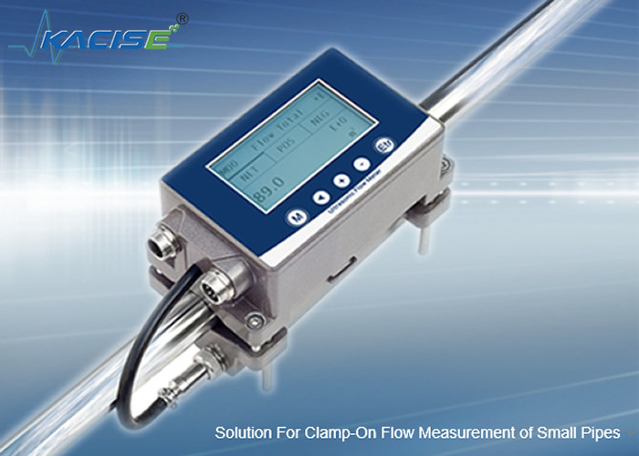 DN15 DN20 DN25 DN32 DN40 Clamp On Non Contact Flow Meter ad ultrasuoni per acqua e olio