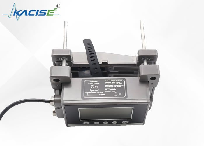 Misuratore di portata ad ultrasuoni con uscita 4-20 mA con display LCD retroilluminato 256*128 e comunicazione Modbus RS485