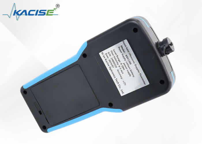 Misuratore di flusso portatile portatile a batteria di litio ricaricabile da 12V con classificazione IP67 e uscita RS485