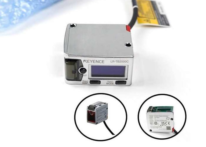 KEYENCE LR-TB2000C Sensore laser interruttore fotoelettrico con interfaccia di comunicazione Modbus per apparecchiature di misurazione delle distanze di automazione industriale