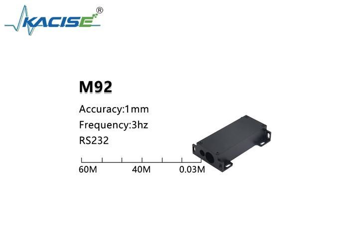 Sensore di portata laser ad alta precisione ±1 mm con portata di misurazione di 40 m e uscita RS232