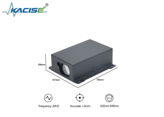 Sensore laser a lungo raggio Lidar da 100 m per il rilevamento di oggetti con tensione di lavoro 5-32V e tempo di misurazione 0,04-4s
