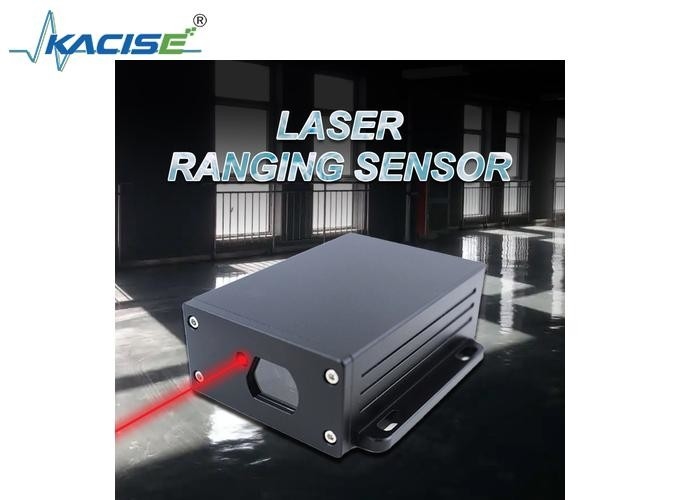 Sensore di misura laser a lungo raggio per esterni con raggio di misura di 100 m e interfaccia RS485