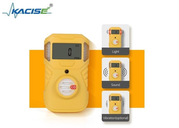 KSBH-BX101 singolo rilevatore di gas con schermo LCD segmento IP67 Protezione immagazzina 50 eventi di allarme 90dB 10cm suono di allarme