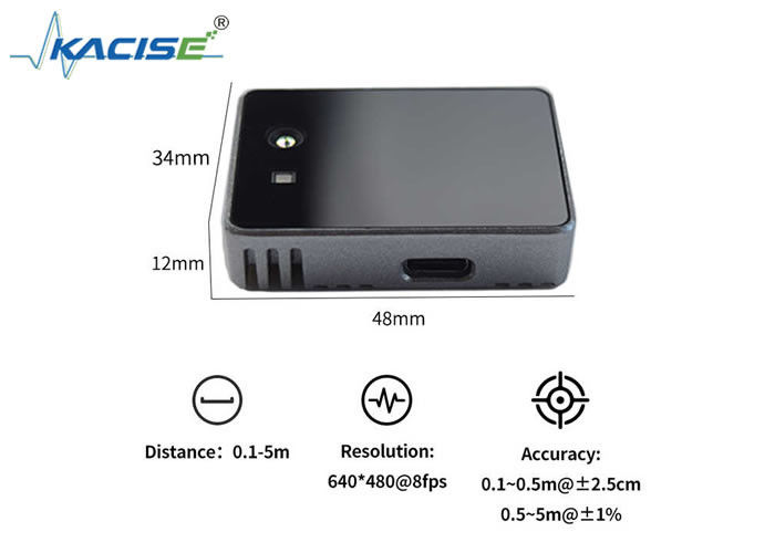 KL3A-05U 3D Solid-State Lidar con gamma da 0,1 a 5 m H60°×V45° FOV e USB 2.0 Interfaccia di tipo C per negozi al dettaglio