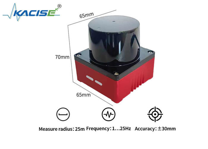 KL2A-25 LiDAR con tecnologia DTOF per la navigazione e l'evitamento degli ostacoli da parte di robot con precisione assoluta ±30 mm
