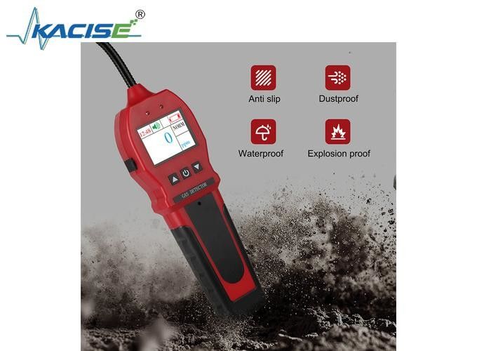Rilevatore di perdite di gas KLBH90E con batteria da 1800 mAh, tempo di ricarica di 6-8 ore e allarmi acustici, visivi e a vibrazione per costruzioni comunali
