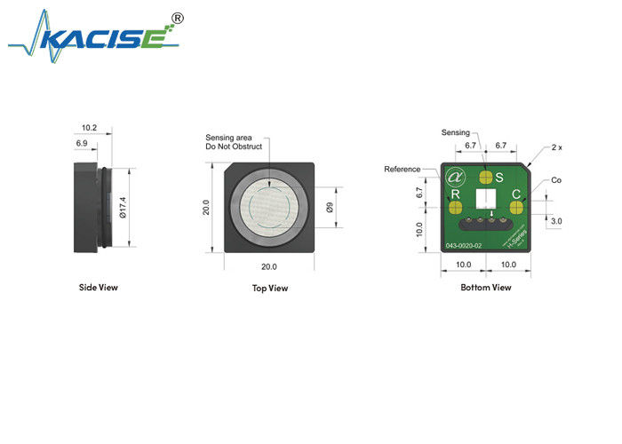 CL2-H4 Sensore di cloro di dimensioni minime con tempo di risposta rapido e elevata sensibilità per un accurato rilevamento dei gas