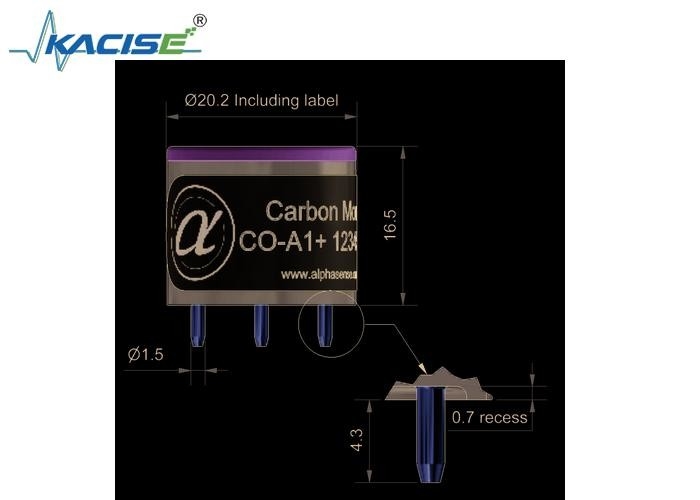 Sensore di monossido di carbonio CO-A1/CO-A1 Tecnologia avanzata con tempo di risposta 20 e risoluzione 0.5
