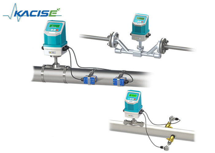 Misuratore di flusso ad ultrasuoni impermeabile e compatto fissato sul tubo per tubi DN15-DN6000