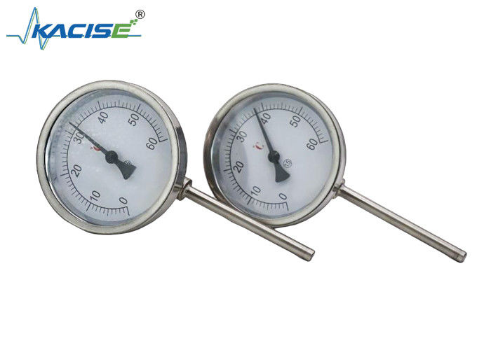 WSS-411W Termometro bimetallico industriale in acciaio inossidabile 304/316, lunghezza del tronco personalizzabile e non richiede alimentazione