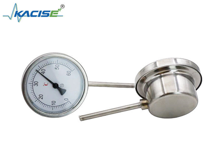 WSS-411W Termometro bimetallico industriale in acciaio inossidabile 304/316, lunghezza del tronco personalizzabile e non richiede alimentazione