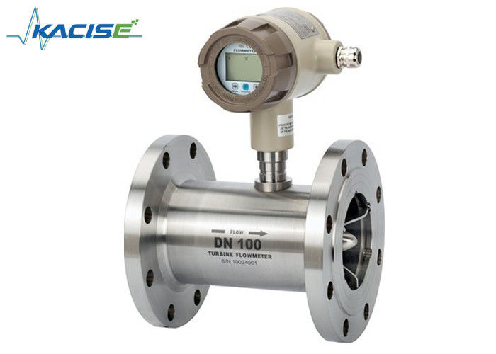 Misuratore di flusso per turbine in acciaio inossidabile a struttura compatta con precisione dello 0,5% per benzina e alcol