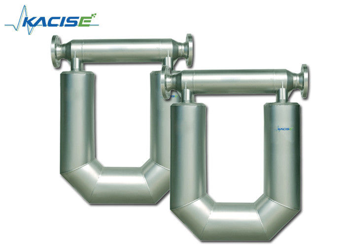 Misuratore di portata di olio combustibile di alta precisione, misuratore di portata del gas di Coriolis con esposizione LCD