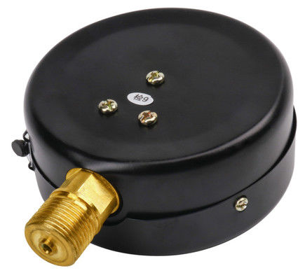 Manometro industriale KMC-Y100 - Quadrante 100mm, Attacco radiale M20×1.5 in rame, Cassa in ferro