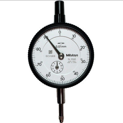 Mitutoyo Dial Gauge con 10 mm Range 0,01 mm Graduation per misurazioni dimensionali di precisione e resistenza ambientale