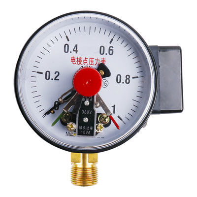 SS Material Digital Pressure Gauge con garanzia di 1 anno e precisione di 0,016 per la fornitura di acqua a temperatura