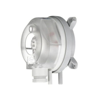 Interruttore di pressione differenziale regolabile della serie ADPS con diaframma in silicone e manopola di regolazione a doppia scala