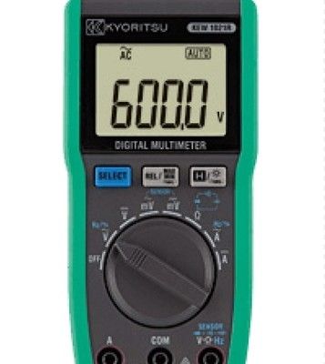 Multimetro digitale Kyoritsu 1021R con tensione a circuito aperto < 3,0 V e R03 (1,5 V) × 2 sorgente di alimentazione per la misurazione automatica dell'autonomia