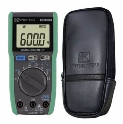 Multimetro digitale Kyoritsu 1021R con tensione a circuito aperto < 3,0 V e R03 (1,5 V) × 2 sorgente di alimentazione per la misurazione automatica dell'autonomia