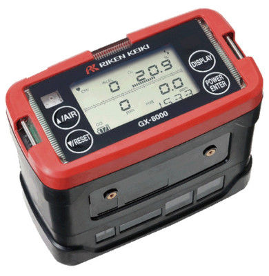 Detettore multi-gas Riken Keiki GX-8000 con schermo LCD digitale a conduttività termica e costruzione impermeabile
