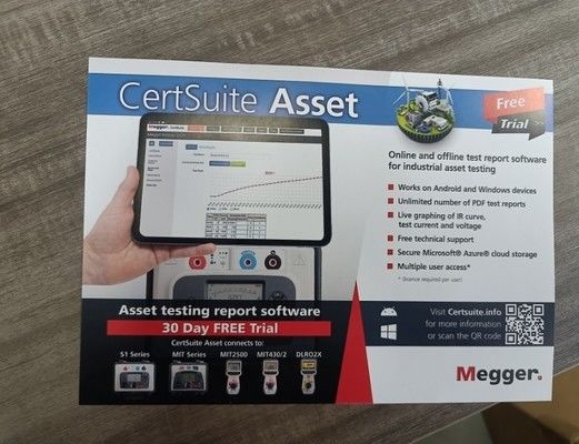 Megger MIT1025-UK Tester di isolamento con uscita, resistenza di 20 Teraohm, tensione di prova multi-range di 10kV