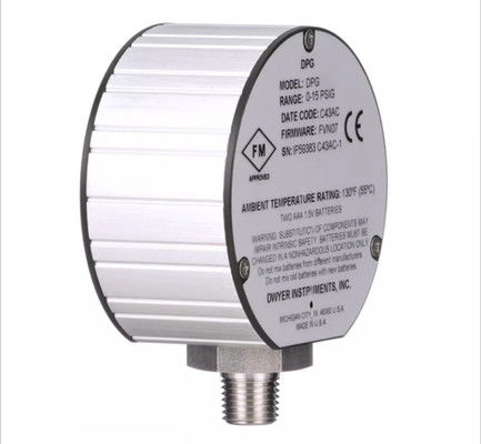 Dwyer Serie DPG Misuratore di Pressione Digitale Grado di Protezione Progettato per Soddisfare NEMA 4/4X IP66 Limite di Pressione 2x Campo di Misura