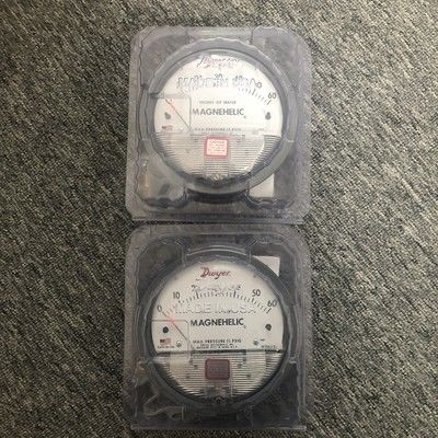 Manometro differenziale Magnehelic Serie 2000 con funzionamento meccanico Grado di protezione IP67 resistente alle intemperie e precisione ±1% FS