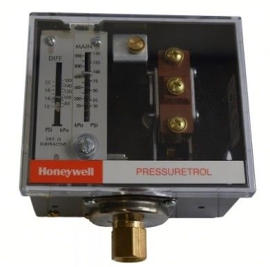 Honeywell Auto Recycle Pressuretrol con 10- 150 psi Pressure Range SPDT Snap-Acting Switch e Diaframma in acciaio inossidabile