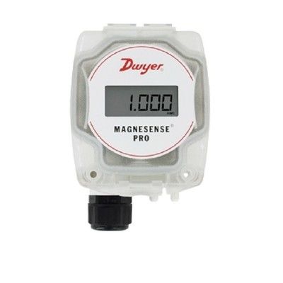 Dwyer MSX-W20-PA Trasmettitore di pressione differenziale Magnesense con estrazione di radice quadrata bidirezionale di rilevamento della pressione e uscita di corrente da 4 a 20 mA