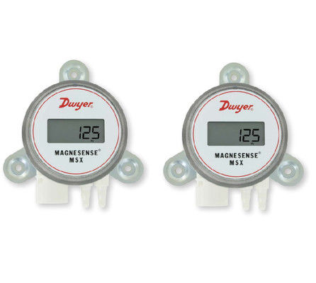 Dwyer MSX-W20-PA Trasmettitore di pressione differenziale Magnesense con estrazione di radice quadrata bidirezionale di rilevamento della pressione e uscita di corrente da 4 a 20 mA