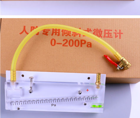 KMC-DP-200 Slash manometro di pressione negativa (0 ‰ 200 Pa) per la progettazione di impianti antincendio
