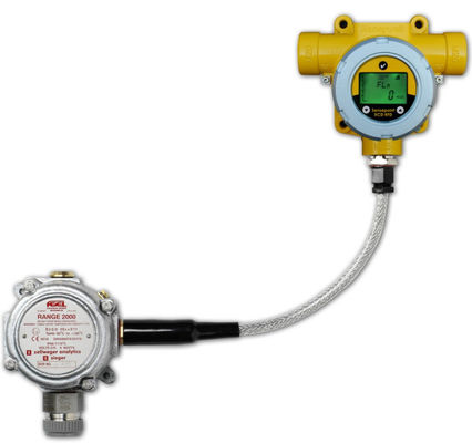 Detector fisso di gas Honeywell Sensepoint XCD con uscita 4-20mA, alloggiamento a prova di esplosione e montaggio del sensore remoto
