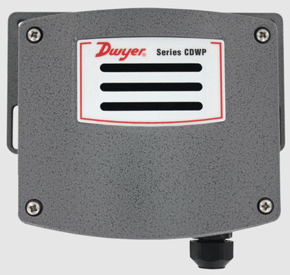 Trasmettitore di anidride carbonica Dwyer EcoGuard CDWP, non linearità 16 PPM e dipendenza dalla pressione 0,13% della lettura per mm di Hg